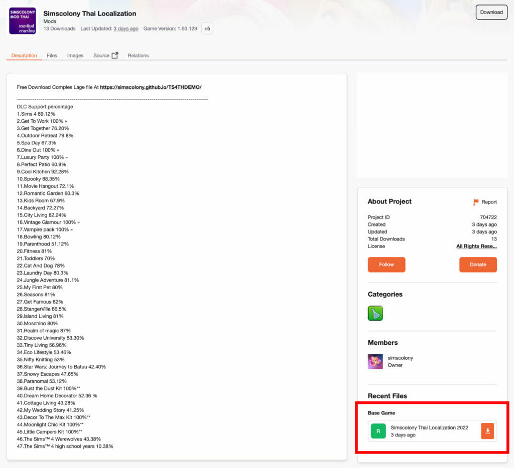 Simscolony mods the sims 4 curseforge