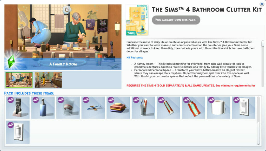 รีวิว The Sims 4 Bathroom Clutter Kit เอาใจคนรักการแต่งห้องน้ำ จัดเต็มไอเทม 31 ชิ้น กับราคาเบา ๆ เพียง 129.- บาท 5