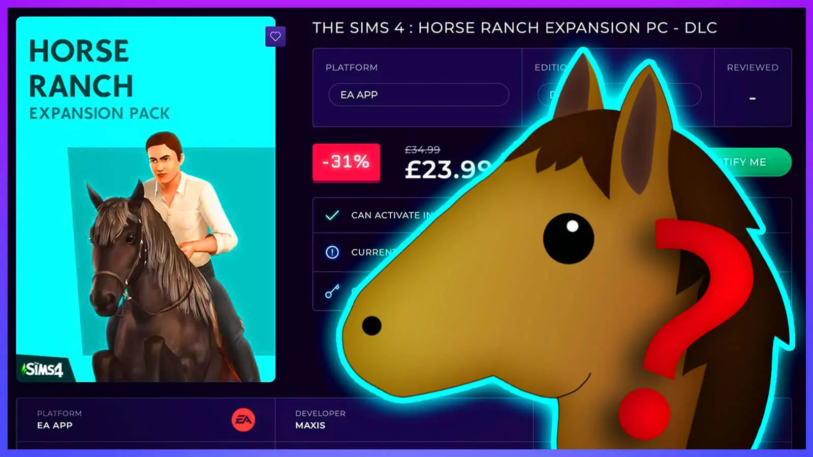 สรุปทุกอย่างที่เรารู้เกี่ยวกับข่าวลือ The Sims 4 Horse Ranch