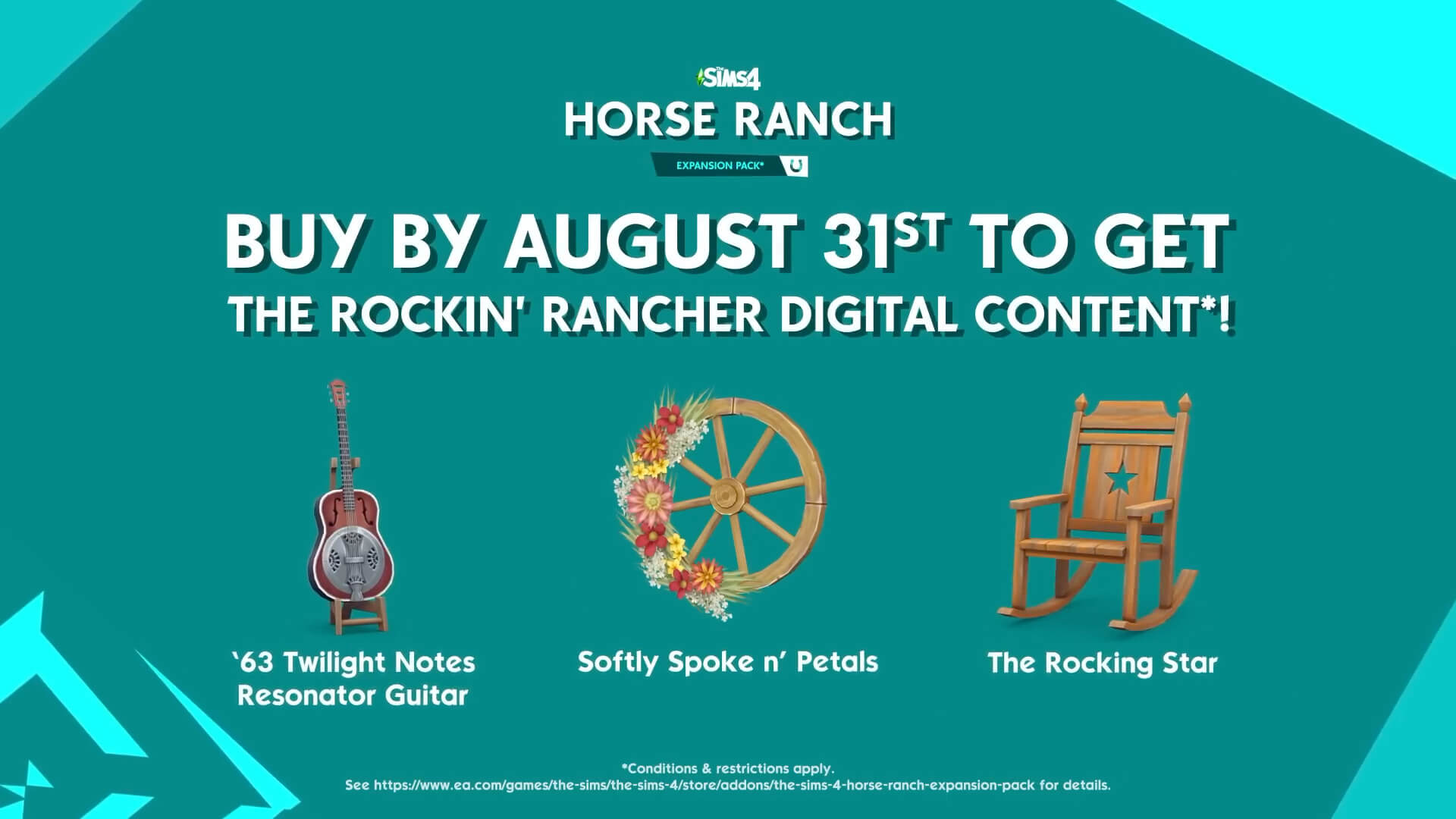 เตรียมตัวให้พร้อม The Sims™ 4 Horse Ranch Expansion Pack เปิดให้เล่น 21 กรกฎาคม 2023 นี้ 11