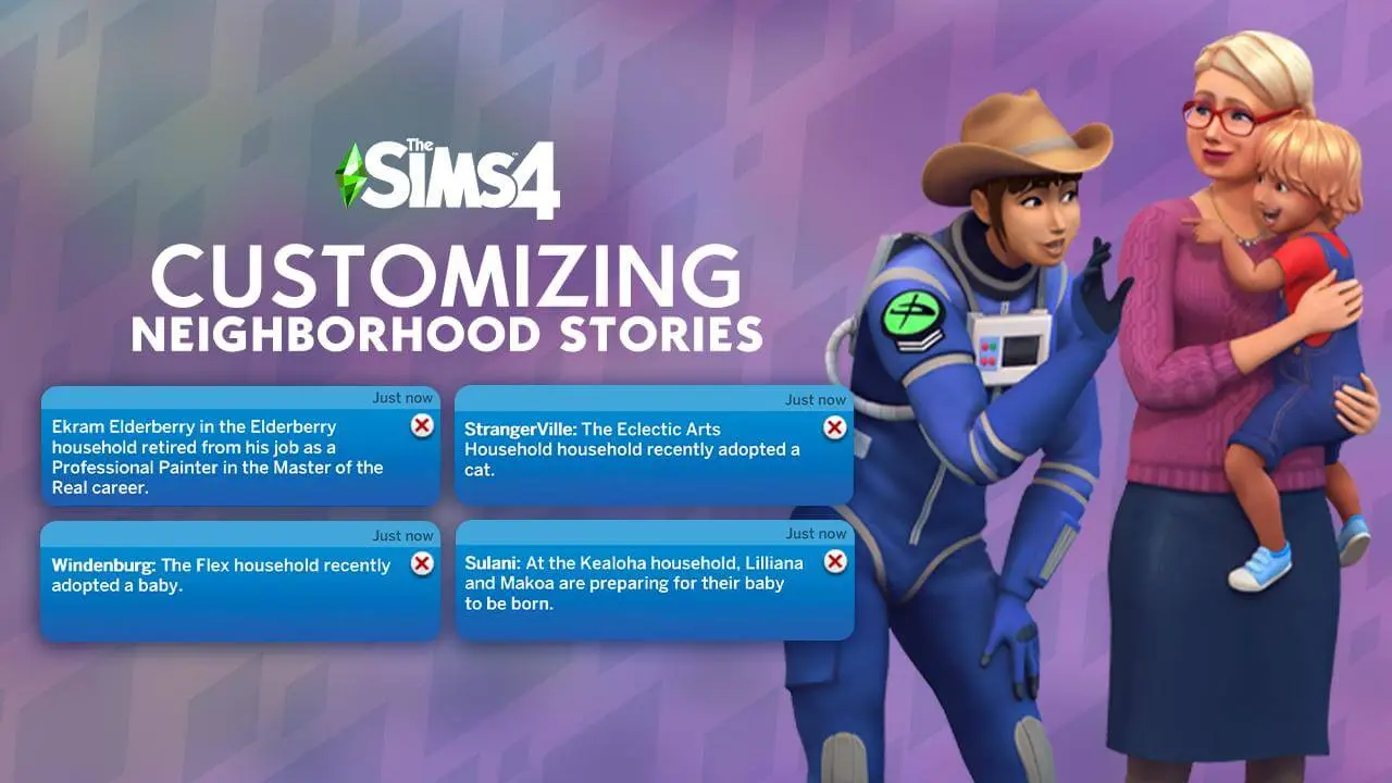 ทุกสิ่งที่คุณต้องรู้สำหรับการเล่นระบบ Neighborhood Stories ใน The Sims 4