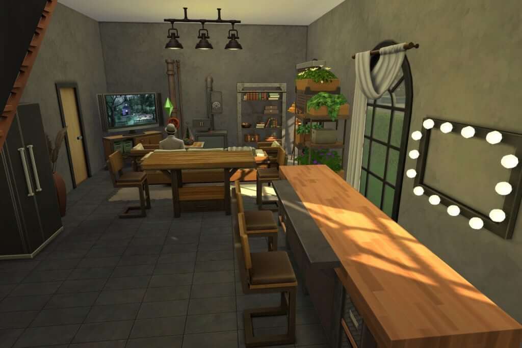 รีวิว The Sims 4 Industrial Loft Kit คุ้มค่า น่าซื้อไหม เดี๋ยวเล่นให้ดู 39