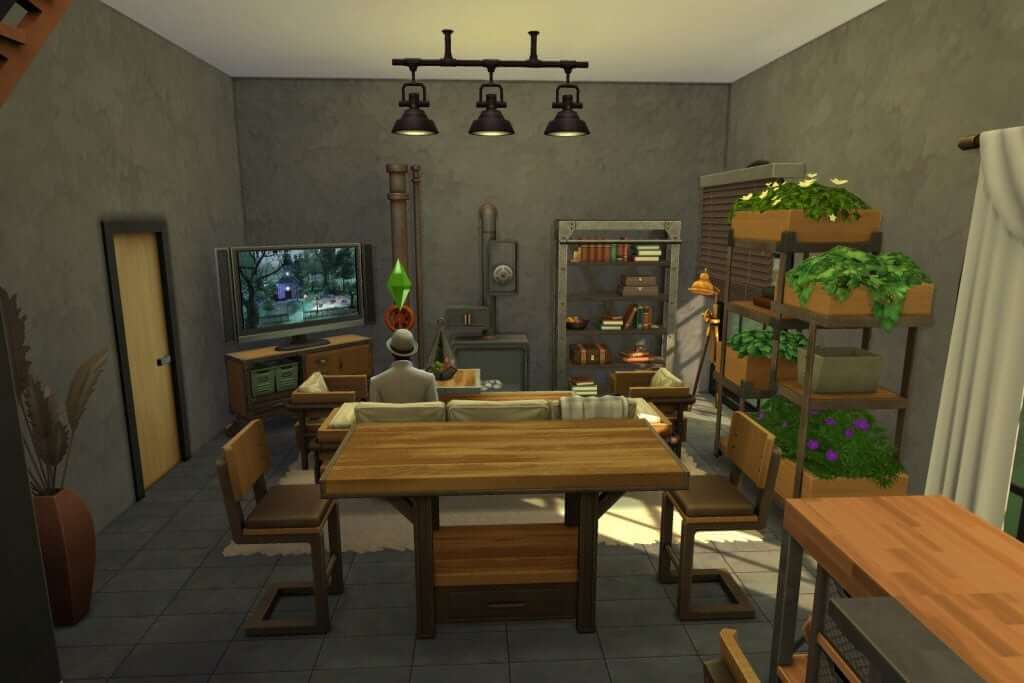 รีวิว The Sims 4 Industrial Loft Kit คุ้มค่า น่าซื้อไหม เดี๋ยวเล่นให้ดู 41