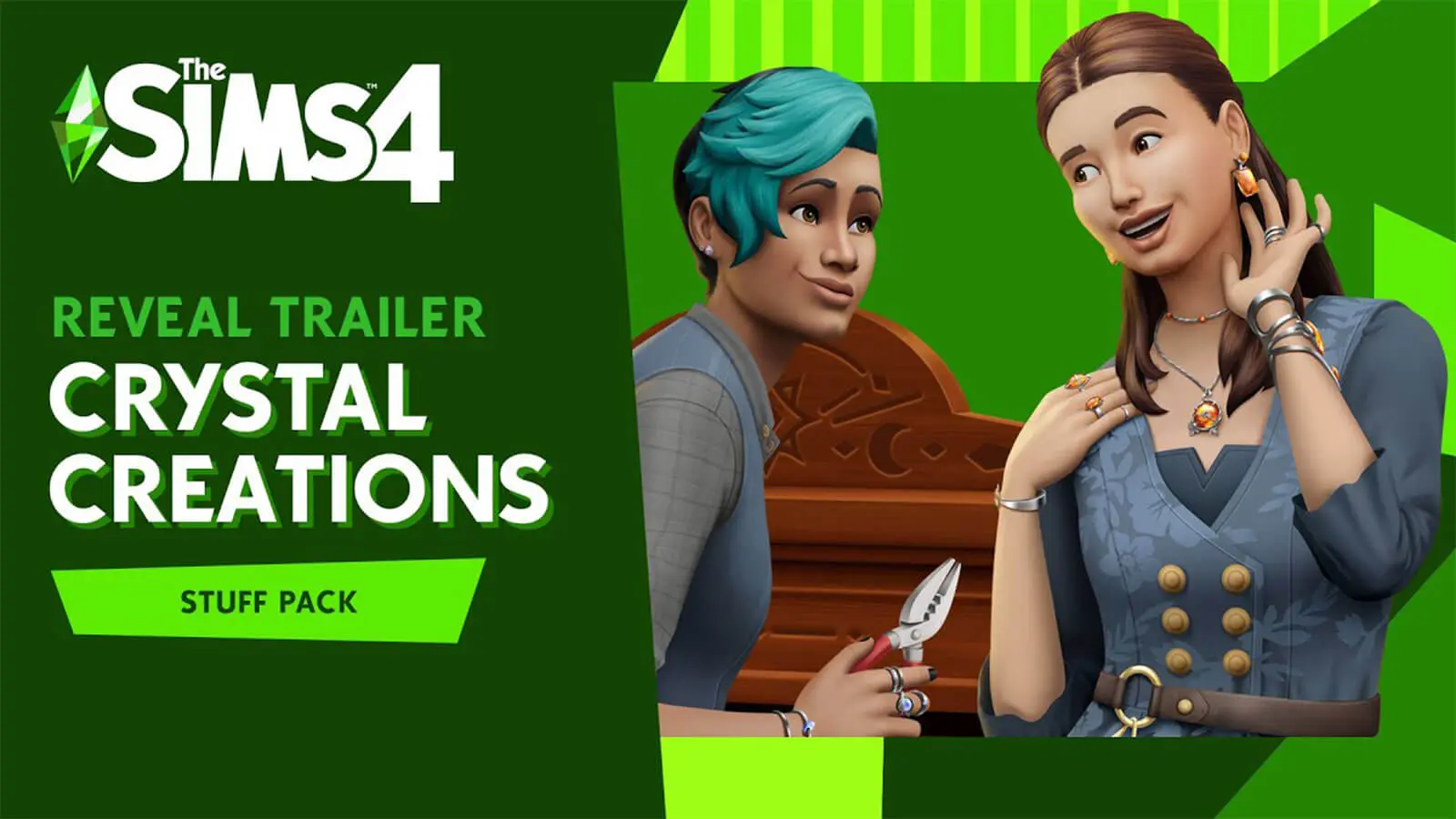 รู้จัก The Sims 4 Crystal Creations ภาคเสริมแห่งคริสตัลและเครื่องประดับนำโชค