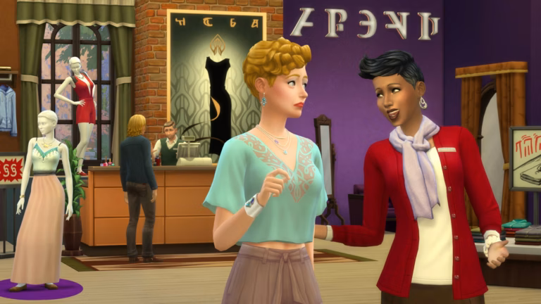 The Sims 4 Get to Work key art