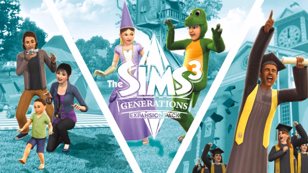 The Sims 3: Generations pack art