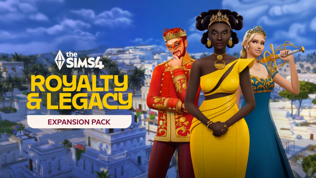 The Sims 4 Royalty & Legacy pack art