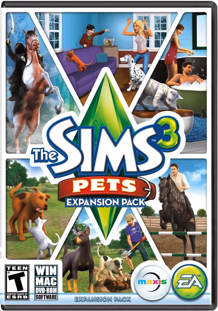 The Sims 3: Pets - กล่องเกมทางการ