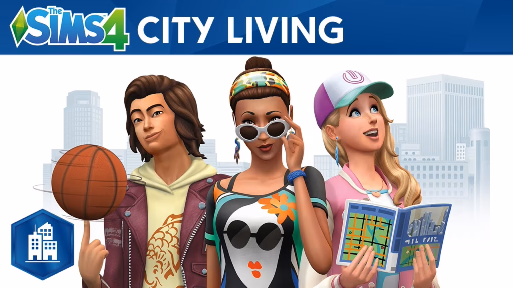 The Sims 4 City Living key art
