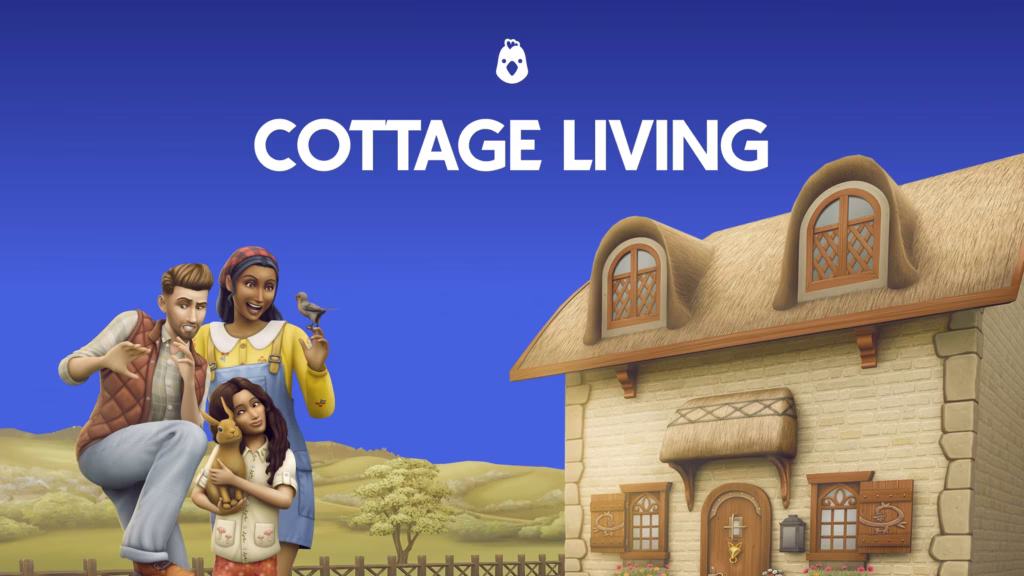 The Sims 4 Cottage Living Official Pack Art