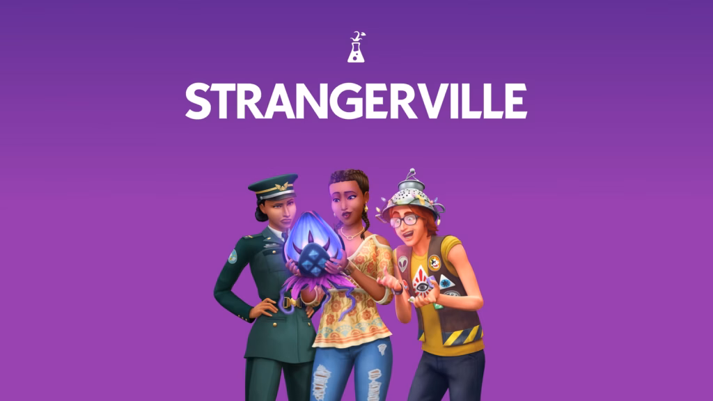 The Sims 4: StrangerVille — official pack art