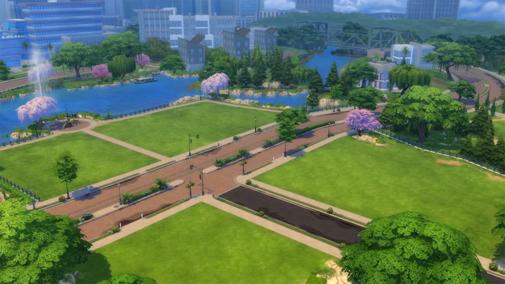 Newcrest The Sims 4 official world screenshot