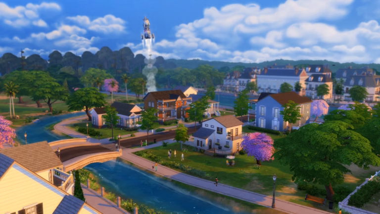 Willow Creek The Sims 4 official world screenshot